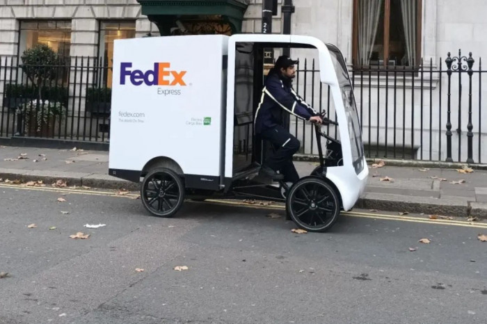 FedEx Express UK trialling special e-bikes in London to reduce CO2 emissions