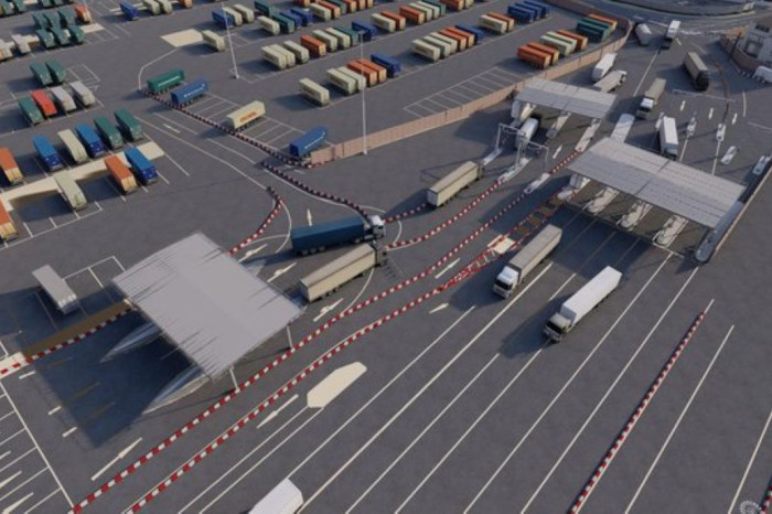 165-space truck stop approved near Portsmouth port